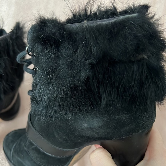 Ron white fur booties - Picture 4 of 5